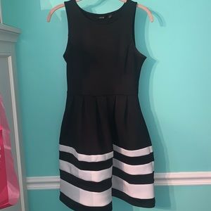 Black and white dress